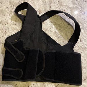 New Fit Geno Back Brace and Posture Corrector Unisex: Size Medium. Black